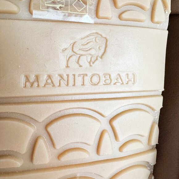 Manitobah Women's Wasaga Fringed Slides Light Beige  Leather 8 - Picture 4 of 12